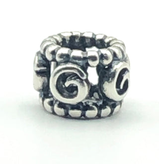 PANDORA Ring of Roses S925 ALE Sterling Silver Charm Bead 790456 - Retired