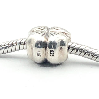 PANDORA Clover 925 ALE Sterling Silver Charm Four Leaf Clover Irish Shamrock Bead 790157 - Retired