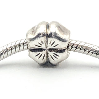 PANDORA Clover 925 ALE Sterling Silver Charm Four Leaf Clover Irish Shamrock Bead 790157 - Retired