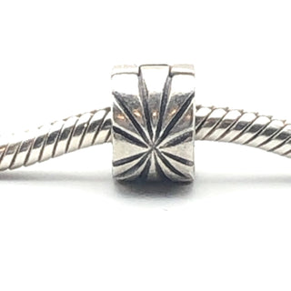 PANDORA Sunburst Clip 925 ALE Sterling Silver Charm Bead 790210 - Retired