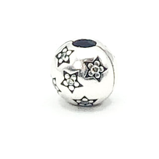 PANDORA Twinkle Twinkle Clip S925 ALE Sterling Silver Star Clip Charm With Clear Pavé Zirconia 791058CZ - Retired
