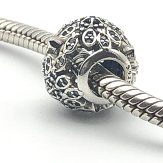 PANDORA Crystalized Snowflakes 925 ALE Sterling Silver Charm With Blue Crystals and Clear Zirconia 791760NBLMX - Retired