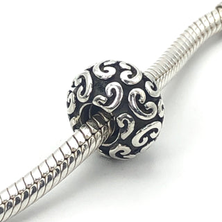 PANDORA Feeling Groovy 925 ALE Sterling Silver Charm Designer Bead 790400 - Retired