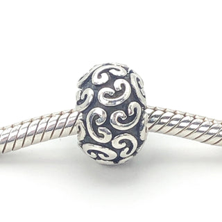 PANDORA Feeling Groovy 925 ALE Sterling Silver Charm Designer Bead 790400 - Retired