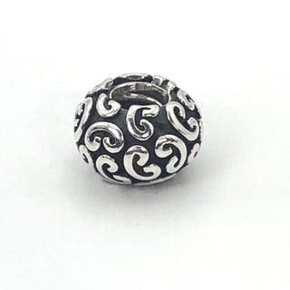 PANDORA Feeling Groovy 925 ALE Sterling Silver Charm Designer Bead 790400 - Retired