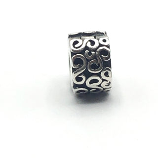 PANDORA "S" Pattern Sterling Silver Clip Charm #790338S