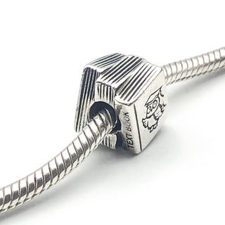 PANDORA Study Books With Owl Sterling Silver Charm Bead #790536