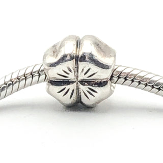 PANDORA Clover 925 ALE Sterling Silver Charm Four Leaf Clover Irish Shamrock Bead 790157 - Retired