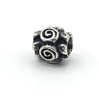 PANDORA Rose Leaf Sterling Silver Charm