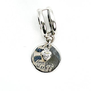 PANDORA More and Most Sterling Silver Dangle Charm With Clear Zirconia