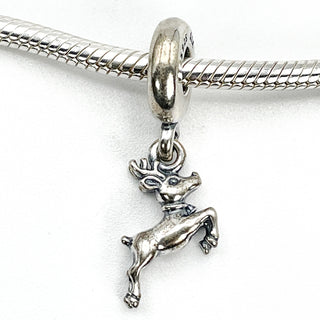 Pandora Reindeer Sterling Silver Christmas Dangle Charm
