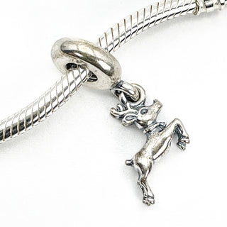 Pandora Reindeer Sterling Silver Christmas Dangle Charm