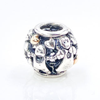PANDORA Family Forever Sterling Silver Charm With 14K Gold