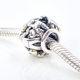 PANDORA Family Forever Sterling Silver Charm With 14K Gold