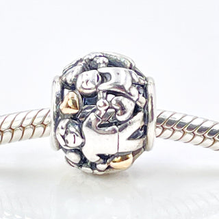 PANDORA Family Forever Sterling Silver Charm With 14K Gold