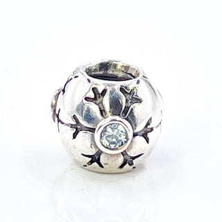 PANDORA RARE Snowflake Sterling Silver Charm