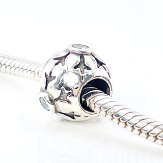 PANDORA RARE Snowflake Sterling Silver Charm