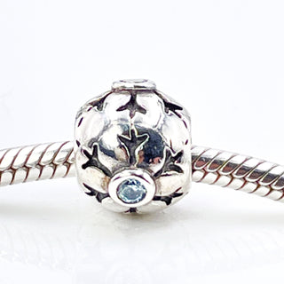 PANDORA RARE Snowflake Sterling Silver Charm