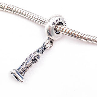 PANDORA Statue of Liberty Sterling Silver Charm New York United States National Icon Travel Bead