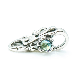 TROLLBEADS Dichroic Flower Sterling Silver Lock - RETIRED
