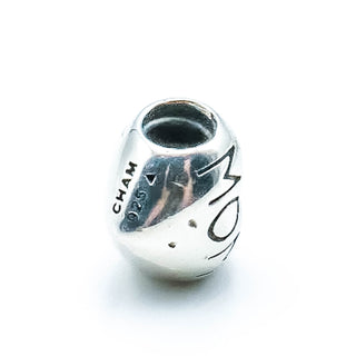 CHAMILIA Mom Heart Sterling Silver Charm Bead