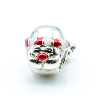 CHAMILIA Kris Kringle Sterling Silver Friend Charm Bead