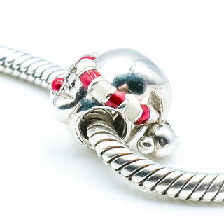 CHAMILIA Kris Kringle Sterling Silver Friend Charm Bead