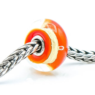 TROLLBEADS Belly Chakra Bead Sterling Silver Charm by Designer Lise Aalgaard