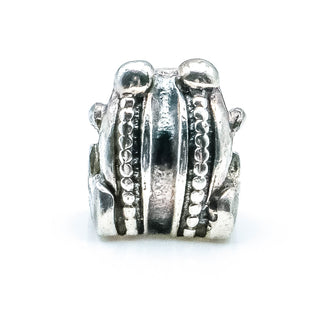 TROLLBEADS Frog Bead Sterling Silver Charm by Designer Søren Nielsen