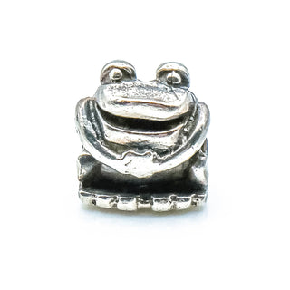 TROLLBEADS Frog Bead Sterling Silver Charm by Designer Søren Nielsen