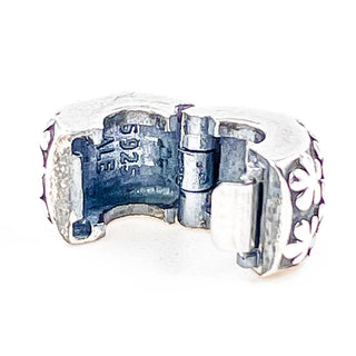 PANDORA Flowers Sterling Silver Clip Charm