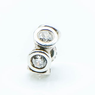PANDORA Lights Clear CZ Spacer 925 ALE Sterling Silver Spacer Charm