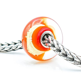 TROLLBEADS Belly Chakra Bead Sterling Silver Charm by Designer Lise Aalgaard