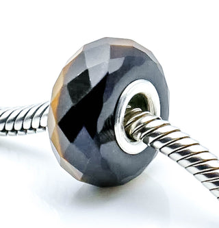 CHAMILIA Golden Brown Tigers Eye Gemstone Charm With Sterling Silver Core