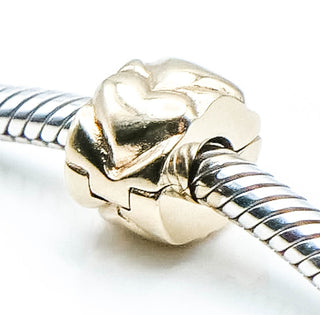 PANDORA 14K Gold Heart Clip 14K Gold Heart Clip - 750243