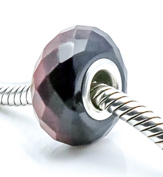 CHAMILIA Auburn Tigers Eye Gemstone Charm With Sterling Silver Core