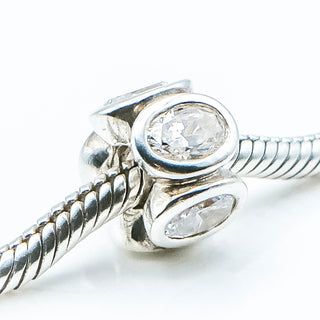 PANDORA Clear Oval Lights Sterling Silver Charm