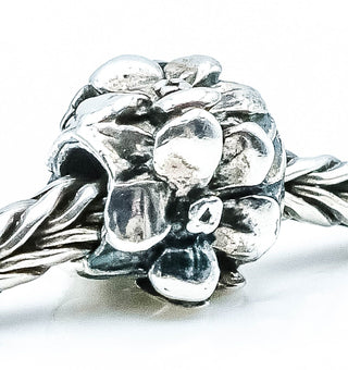 TROLLBEADS Rose Bead Sterling Silver Charm