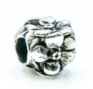 TROLLBEADS Rose Bead Sterling Silver Charm