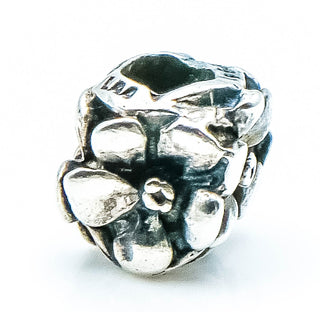 TROLLBEADS Rose Bead Sterling Silver Charm