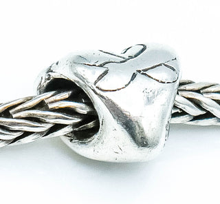 TROLLBEADS Hugging Hearts Bead Sterling Silver Charm