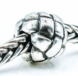 TROLLBEADS Plait Bead Sterling Silver Charm