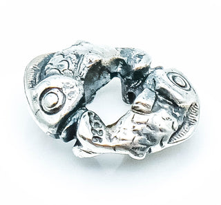 TROLLBEADS Happy Fish Bead Sterling Silver Charm