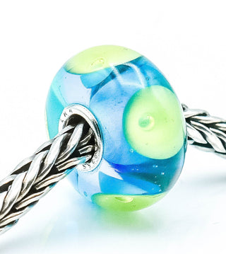 TROLLBEADS Caribbean Bead Sterling Silver Charm