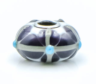 TROLLBEADS Uniques Glass Bead Sterling Silver Core Charm