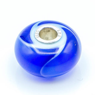 TROLLBEADS Blue Armadillo Bead Sterling Silver Charm