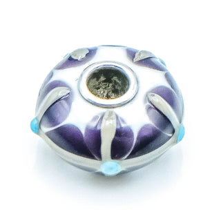 TROLLBEADS Uniques Glass Bead Sterling Silver Core Charm