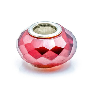 NOVOBEADS "Red" Mini CZ Sterling Silver Charm