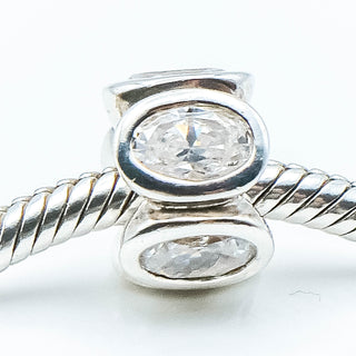 PANDORA Clear Oval Lights Sterling Silver Charm