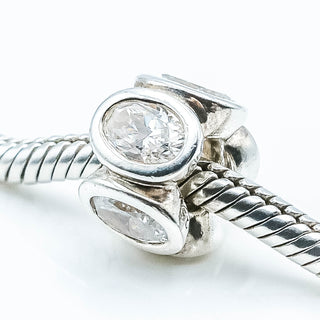 PANDORA Clear Oval Lights Sterling Silver Charm